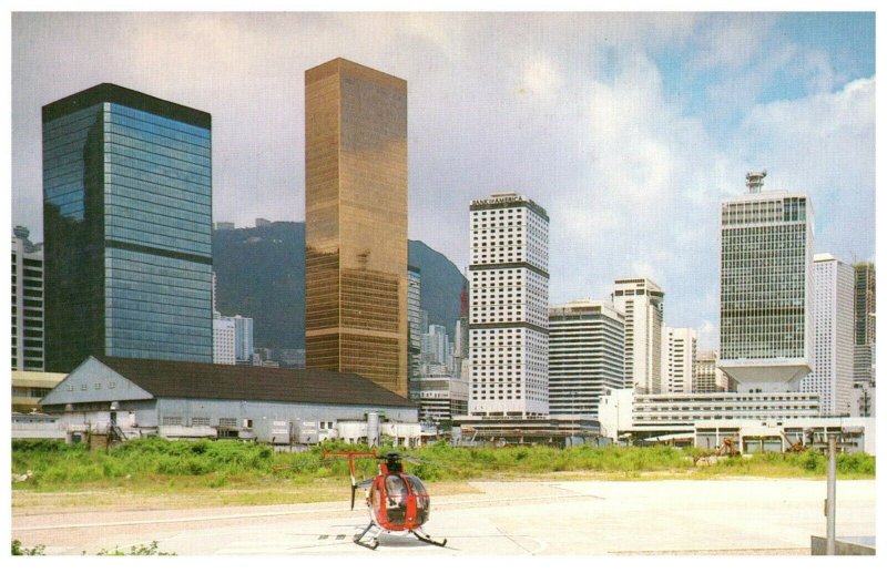 The New Appearance Hong Kong Helicopter Postcard PC1060