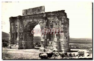 Morocco Volubilis Postcard Modern Arc de Triomphe