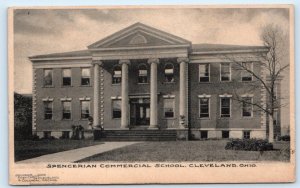 CLEVELAND, OH Ohio ~ Spencerian COMMERCIAL SCHOOL  Postcard