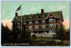Squirrel Island Maine Postcard Squirrel Inn Building Exterior View 1910 Unposted