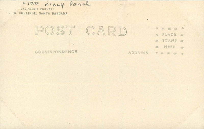 Postcard RPPC C-1910 Santa Barbara El Encanto Hotel occupation CA24-4293