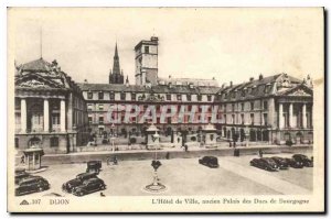 Old Postcard Dijon The Hotel de Ville old Palace of Burgundy Dues