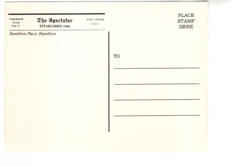 Hamilton Place, Ontario, Season's Greetings