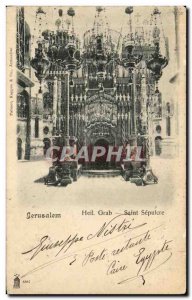 Israel - Jerusalem - Holy Sepulcher - Heil Grab Old Postcard