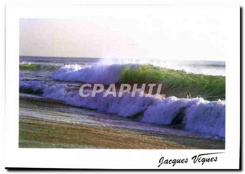 Postcard Modern Riviera Aquitaine Liberte As a gull hovering vast sky I want ...