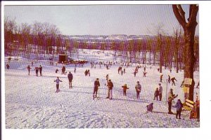 People Skiing, Chedoke Winter Sports Park, Hamilton, Ontario,