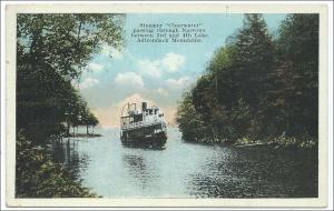 NY - Steamer Clearwater, Adirondacks.*RPO-Fulton Chain & Old Forge RR