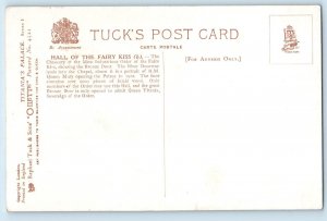 Egeskov Denmark Postcard Hall of Fairy Kiss Titanias Palace c1920's Oilette Tuck