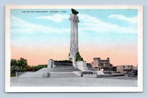 Maine Monument Havana Cuba UNP Unused WB Postcard L14