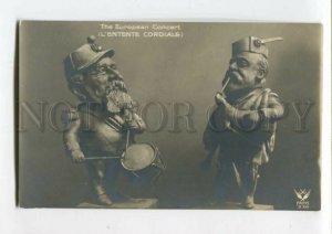 3091785 WWI Royal Caricature L'Entente Cordiale Vintage PC