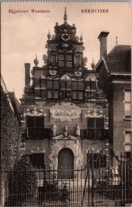 Netherlands Enkhuizen Bijgebouw Weeshuis Vintage Postcard C016