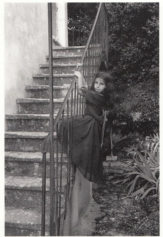 French Girl in Sommieres Climbing In Robin Hood Fashion Photo Postcard