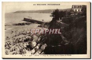 Postcard Old Binic Beach of Before Port and Pointe Pordic