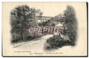 Postcard Old Roquefavour The Arrival of the cote d'Aix