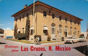 Las Cruces New Mexico Post Office And Court House Vintage Postcard K33653 