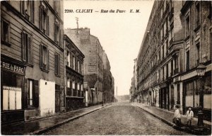 CPA Clichy Rue du Parc (1314206)