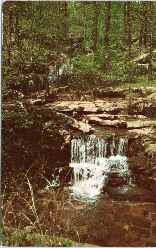 Postcard AR - Mount Magazine Falls Ozark National Forest