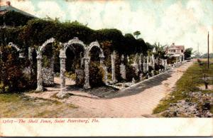 Florida St Petersburg The Shell Fence