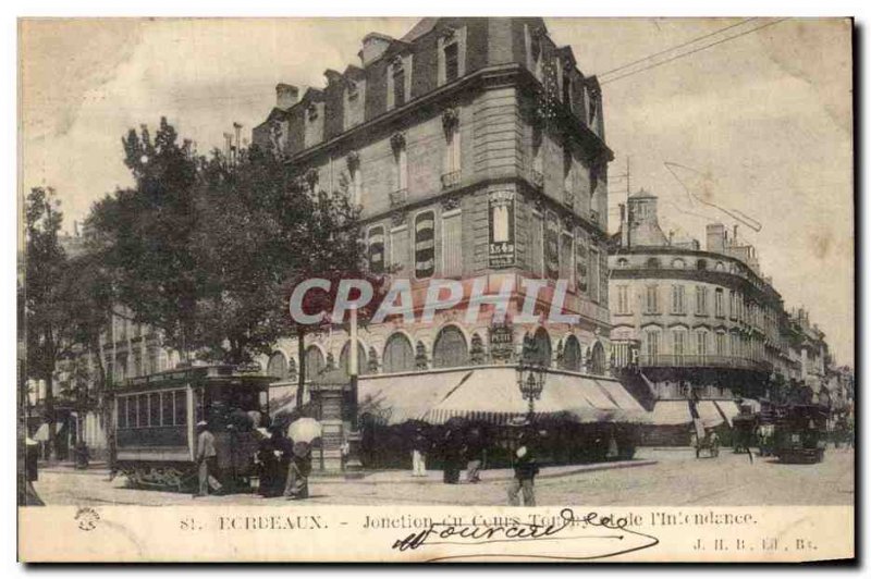 Bordeaux - Junction the & # 39Indendance - tram line to hop aboard- train - -...