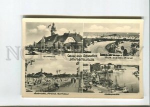 472845 Poland Swinoujscie SWINEMUNDE multiviews Vintage german postcard 