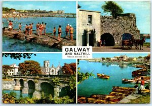 Postcard - Galway and Salthill, Ireland