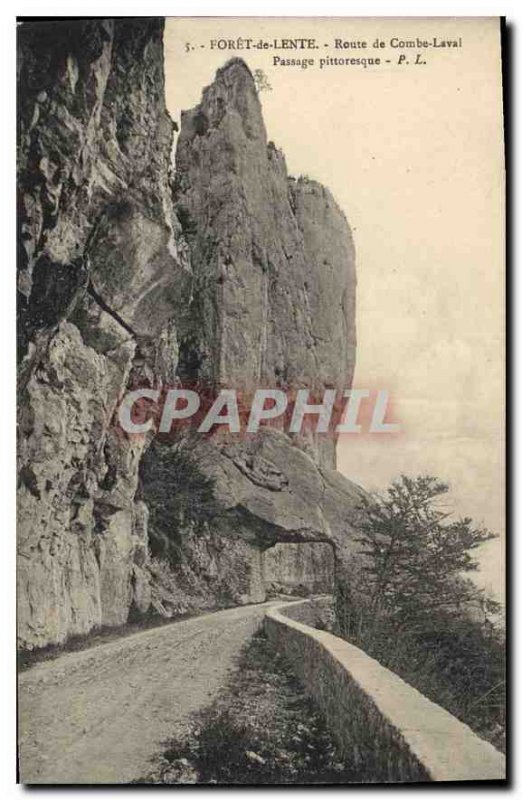 Postcard Old Drill Slow Road Combe Laval Pass Scenic