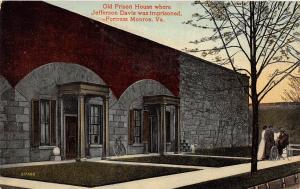 C78/ Fortress Monroe Virginia Va Postcard c1910 Old Prison House Jefferson Davis