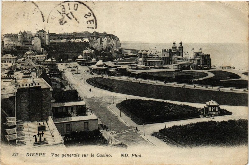 CPA DIEPPE Vue générale sur le Casino (416370)