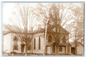 c1910's Parish Church View Cooke Spencer New York NY RPPC Photo Postcard 