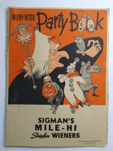 Halloween Party Book Vintage Weeny Witch Original Masks Cutouts Recipes 1952