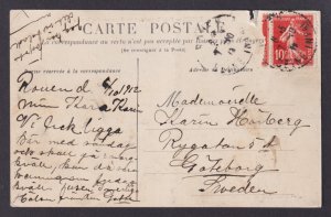 FRANCE, Postcard RPPC, Rouen, Transporter Bridge