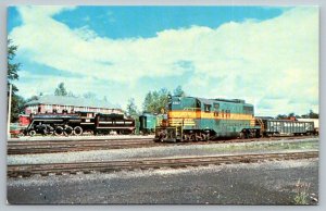 Ontario Northland Railway RR Railroad Train Locomotive  Postcard