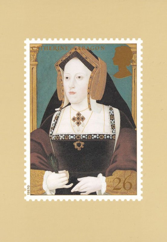 Catherine Of Aregon Henry VIII Wife Limited Edition Postcard