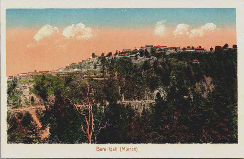 Pakistan Bara Gali Murree Vintage Postcard C079