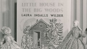 RPPC Author Laura Ingalls Wilder - Little House in the Big Woods - Postcard