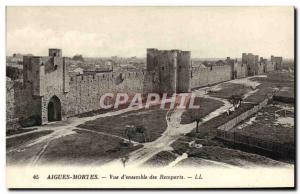 Old Postcard Acute Dead View d & # 39ensemble walls