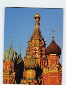 Postcard St. Basil's Cathedral, Moscow, Russia
