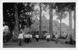 Java Indonesia Borobudur Real Photo Vintage Postcard JA4741504