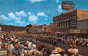 Flagstaff Arizona Indian Pow-Wow Parade Vintage Postcard AA13126 