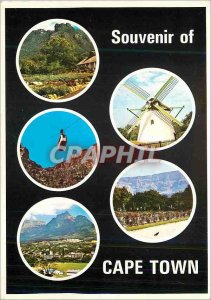 Modern Postcard Souvenir of Cape Town Mill Teleferique