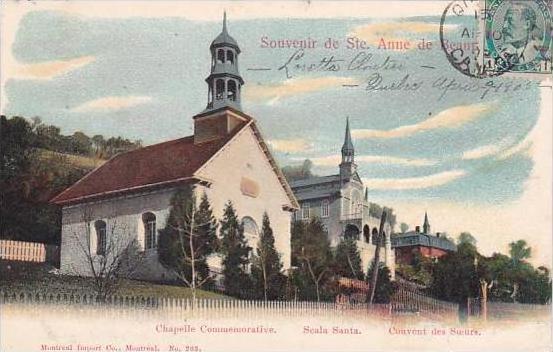 Canada Ste Anne de Beaupre Chapelle Comm Scala Santa &  Couvent des Soeurs...