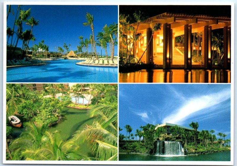 Views of the magnificent Hyatt Regency Waikoloa on Waikoloa Village, Hawaii 