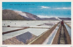 Salt Mine , Great Salt Lake , UTAH , 1930s