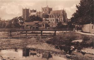 RIPON YORKSHIRE UK CATHEDRAL S E~FRITH & CO PUBL #47177 POSTCARD 1920s