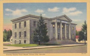 Nevada Carson City Ormsby County Court House 1960 Curteich