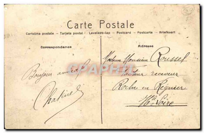 Lyon - La Prefecture - Old Postcard