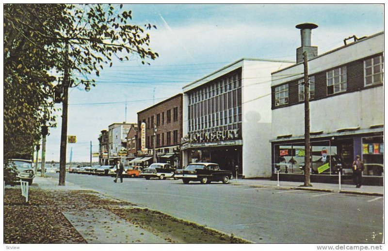 King Street , North , Bathurst , New Brunswick , Canada  , 50-60s