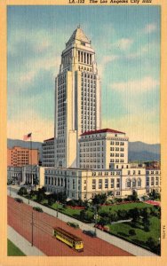 California Los Angeles City Hall Curteich