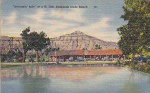 North Dakota Badlands Dude Ranch Swimming Hole 1953