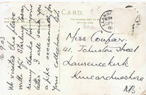 Genealogy Postcard - Family History - Coufar? - Kincardineshire 7864